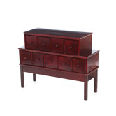 Library Style 9 Drawer Multimedia Cabinet
