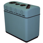 liv64 Gallon Four Opening Fiberglass Recycling Container