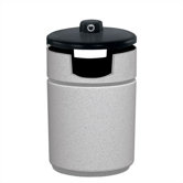 Stadium Series PLC 45 Gallon Round Hide-A-Butt Side Load