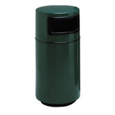 Fiberglass Series 25 Gallon Side Entry Round Receptacle