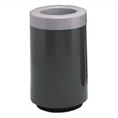 Fiberglass Series 25 Gallon Top Entry Round Receptacle