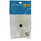 9' Retractable Clothesline in White