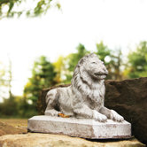 Animals Sentinel Lion-Small Statue