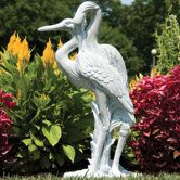 Animals Cranes Statue