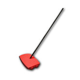 Compact Lightweight Carpet Sweeper in Red