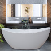 PureScape 170 Freestanding Acrylic Bathtub