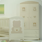 Bambino Legno Nursery Room Set in Vanilla and Chocolate