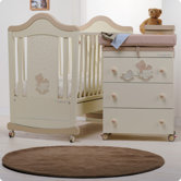 Bambino Legno Nursery Room Set in Honey and Cream Gioellino
