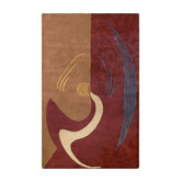 Bengal Burgundy/Brown Rug