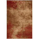 Select Kaleidoscope Inferno Red Rug