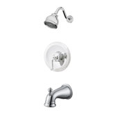 Dual Control Complete Shower Faucet Set with Optional Tub Spout