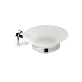 Cantori Wall-mount Frosted Glass Soap Dish