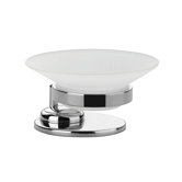 Cantori Free Standing Frosted Glass Soap Dish