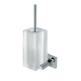 Diora Wall-mount Vetrilite Toilet Brush Holder