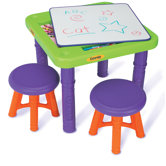 Crayola Sit 'n Draw Play Kids' 3 Piece Table and Stool Set