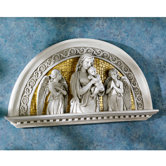 Blessed Virgin and Child Religious Arch Wall Sculpture