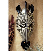 Tribal Style Zebra Mask