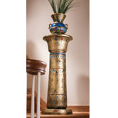 Egyptian Kings Pedestal Plant Stand
