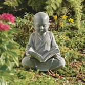 Baby Buddha Studying The Five Precepts Statue