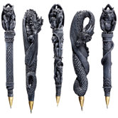 Gargoyles and Dragons Sculptural Pen (Set of 5)