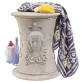 Flora Goddess of Spring Neoclassical French Spa Stool