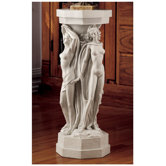 Maenads Sculpture Pedestal Plant Stand