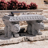Blair Castle Gargoyle Stone Garden Bench
