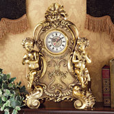 Saint Remy Cherub Clock