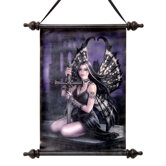 Lost Love Gothic Fairy Canvas Wall Scroll Tapestry