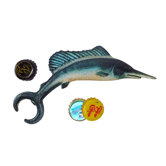 Marlin Fish Cast Iron Bottle Opener