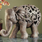 Anjan the Elephant Jali Sculpture