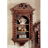 Charles II Wall Curio Cabinet