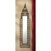 1930s Art Deco Skyscraper Wall Mirror