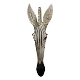 Animal Mask of the Savannah Zebra Wall Sculpture
