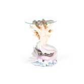 Mermaid of Magellan's Cove Glass Topped Statue Table