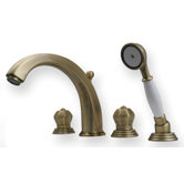 Blairhaus Washington Roman Tub Set with Beveled Escutcheons