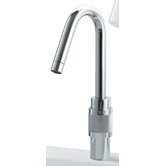 Gesto Single Hole Bar Faucet Less Handles with Gooseneck Swivel Spout