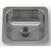 New England Undermount Small Semi Square Kitchen Sink