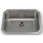 New England Undermount 23.5" Semi Square Kitchen Sink