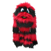 Monster Puppet in Red and Black