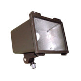 70W HPS MT Small Flood Light with Post Top Fitter in Bronze