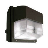 100W MH MT Intermediate Polycarbonate Wall Light in Bronze