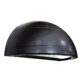 150W MH MT Quarter Sphere Cut-Off Wall Light in Bronze