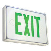 Wet Location LED Exit Sign and Combo Unit
