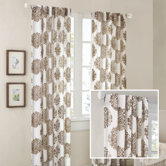 Addison Anthro Burn Out Sheer Panel in Chocolate