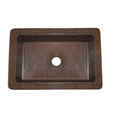 Cocina Grande Hand Hammered Copper Kitchen Sink