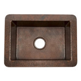 Cocina Chica Hand Hammered Copper Kitchen Sink