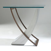 Crescent End Table