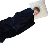 Weighted Blanket Slipcover in Blue Fur