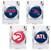 NBA Square Shot Glass 4 Piece Set (Individual Logos)